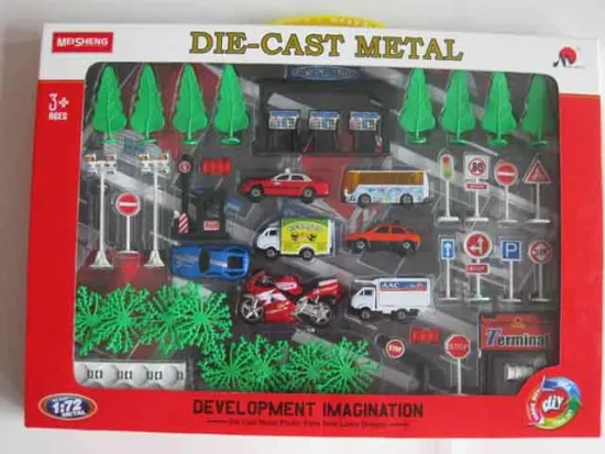DIE CAST TRAFFIC SET