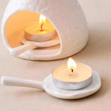 mini Christmas white unscented tealight candles wholesale