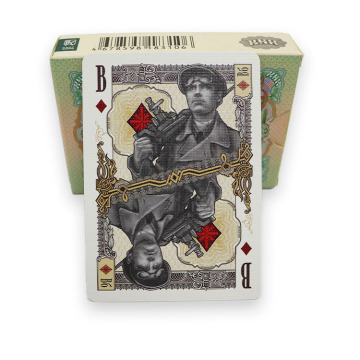 Custom Glossy Poker Playing Cards with Bulk Logo Printing for Game Use