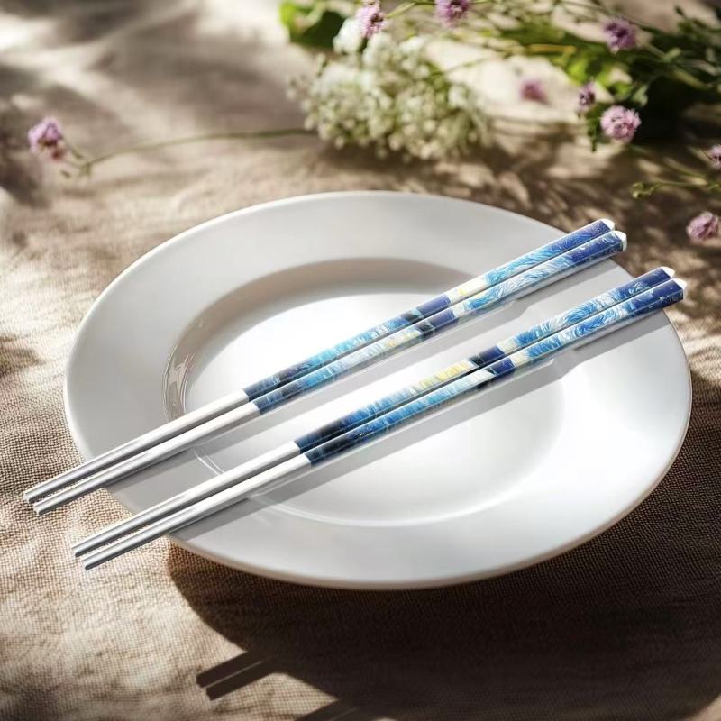 Starry Night Inspired Art Theme Chopsticks