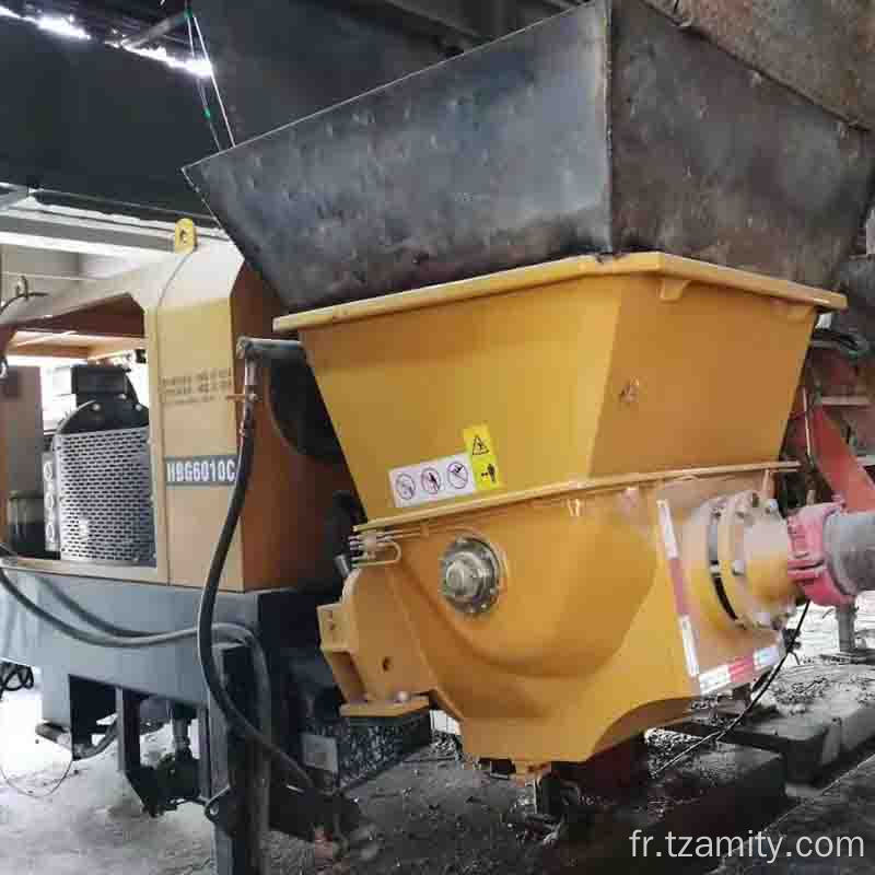 Machine d'alimentation de pompe en béton automatique pile à pile filée