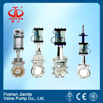 stainless steel pneumatic knife gate valve