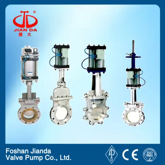 stainless steel pneumatic knife gate valve