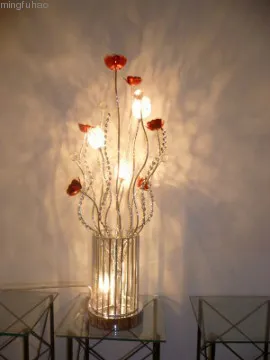 Small basket table lamp romantic bedroom lamp