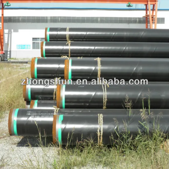 SSAW-API 5L X60 steel pipe with 2PE coating