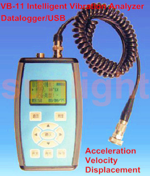 Intelligent Vibration Analyzer, Datalogger/USB VB-11