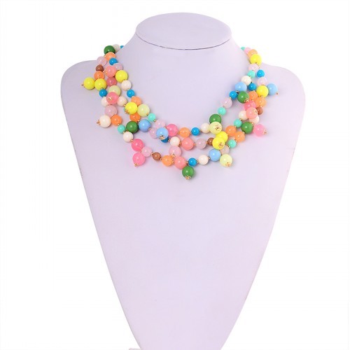 2015 ultimo disegno perline di plastica colorate per i regali di nozze