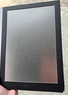 UV coated aluminum tactile coated steel plate