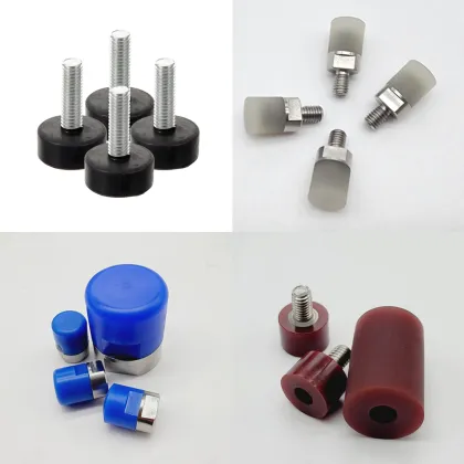 High quality rubber foot with screw for automation