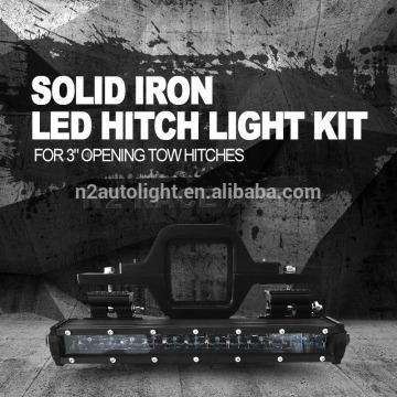 Newest Universal Offroads 3inch Opening Tow Hitch Mount Bracket Dual Row LED Light Bar Model