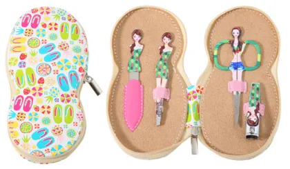 Wholesale Beauty Pattern Manicure Pedicure Kit