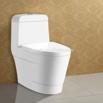 Elegant White Glazed Ceramic Freestanding Toilet