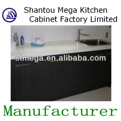 Simple laminate sheet kitchen cabinets