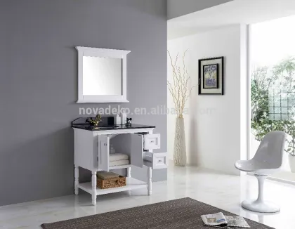 Genoa 900 White Traditional Vanity