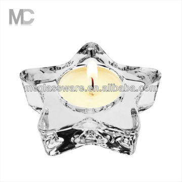 Hot Star Shape Decorative Tealight Votive Glass Candle Holder