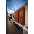 Laser Cut Decorative Metal Corten Steel Garden Screen