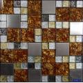 Glass Mixed Stainless Steel Mosaic