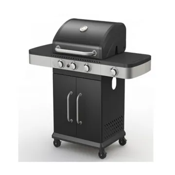 Kitchen Customized Electronic Pulse Ignition Bbq Gas Grill 6 Burners Cast Iron Grills