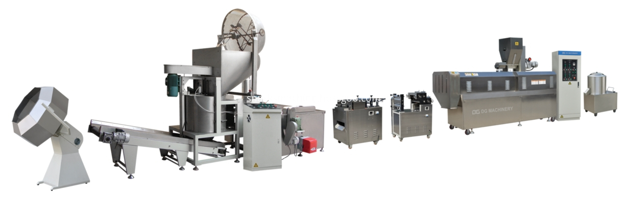  Food puffing machine processing line
