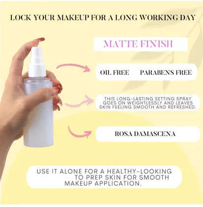 Custom Wholesale Vegan Lasting Makeup Setting Spray