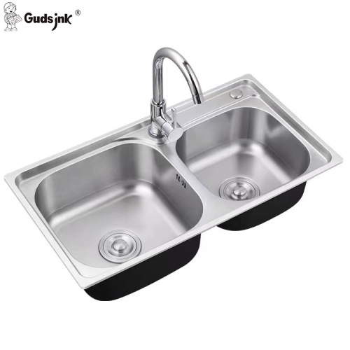 Tensile Kitchen Sink Double Stainless Steel Pressed Sink