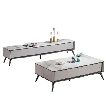 Modern Design Cheap Wooden TV Stand with Coffee Table Set for Living Room Furniture