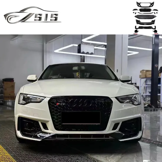 2020 A5 BodyKit: Upgrade Front Bumper & Rear Diffuser from 2017-2019 RS5 with Plastic Materials