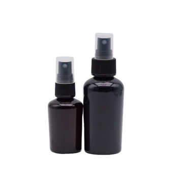 Black Cosmetic Fine Mist Spray Plastic Bottle 50ml