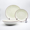 Cerina de cerámica Cena de estilo de esmalte para cocina