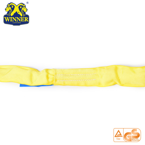 Polyester Endless Round Lifting Belt Webbing Sling With Certification