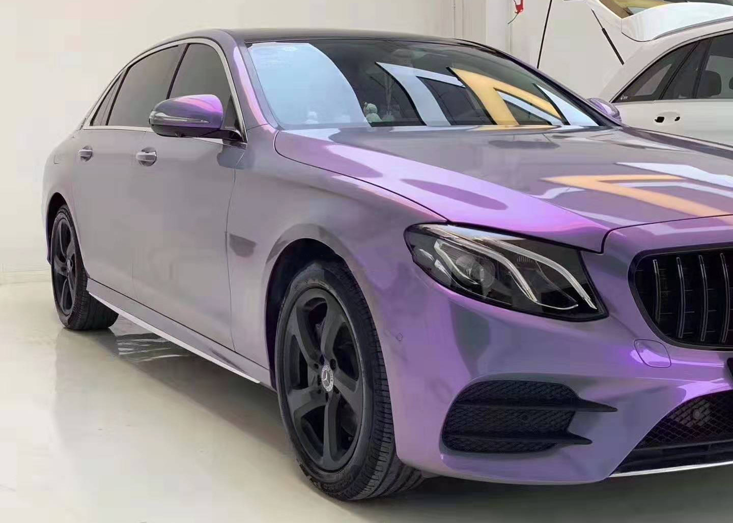 Twin Candy Grey To Purple Color Shifting Vinyl Wrap Phantom Magic 13KG / Roll Car Wrapping Sticker2