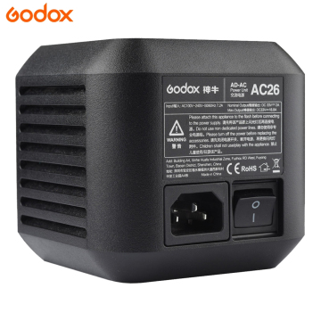 Godox AC26 Power Unit Adapter for AD600 Pro Outdoor Flash Strobe