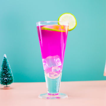 Wholesale Lead-Free Wine Glass Cup 11oz - Drink Beer Juice Tumbler Cone-Shaped Cocktail Glasses