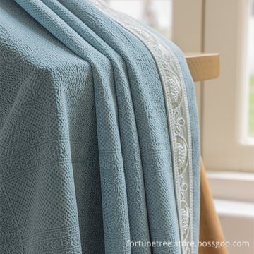 Suncreen Thickened Embroidered Chenille Jacquard Curtains