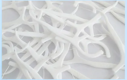 Hygienic Food Grade Refillable Floss Pick Floss Stick