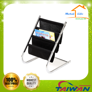 Free standing Metal 3 tier magazine rack /stand / shelf