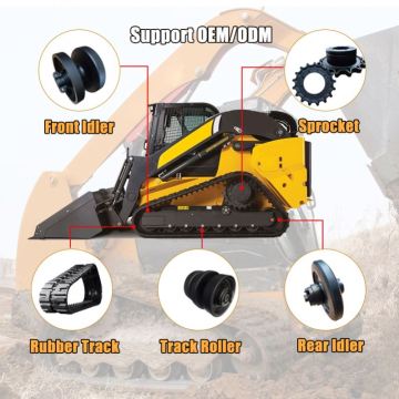 Track Bottom Roller 6689371 for Compact Track Loader T180 T190 T200 Undercarriage Parts