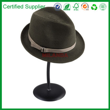 black plastic hat display stand (M-10163)
