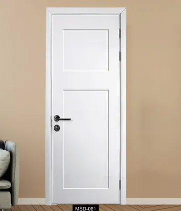 Smart Lock Interior Wooden Door - PHINO Simple Painted Wood Designs
