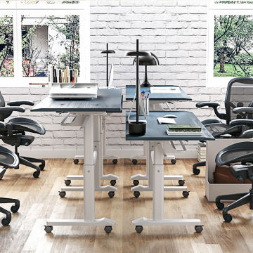 Hand Crank Table Lift Mechanism for Modern Adjustable Office Desks