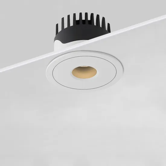 LuxHolic Adjustable Recessed LED Downlight 8W Aluminum Anti-Glare Ceiling Spot Light