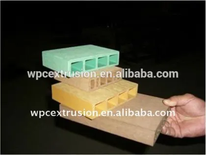 WPC(Wood Plastic Composite Extrusion Mould for Decking with JWELL/JNHU/BEIER Machinery