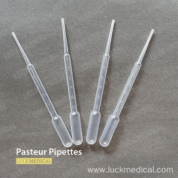 Pipette pasteur plastique en polyéthylène (PE), non stérile, LAB
