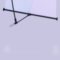 Pengiklanan Portable L Banner Stand