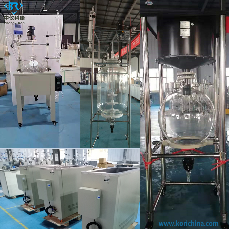 Customized glass reactor heater