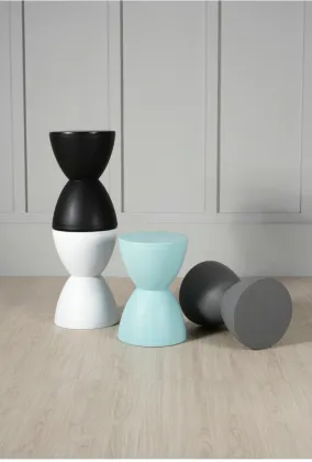 Hourglass Prince Plastic Shoe Change Foot Stool Furniture