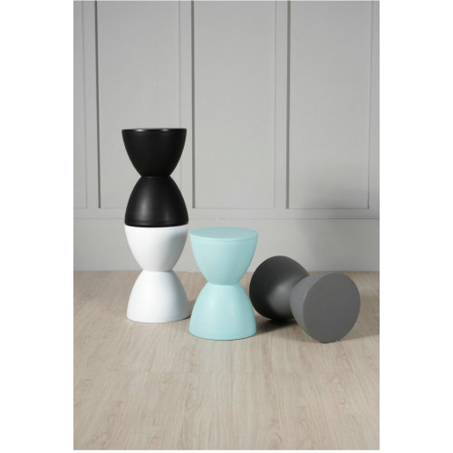 Hourglass Prince Plastic Shoe Change Foot Stool Furniture