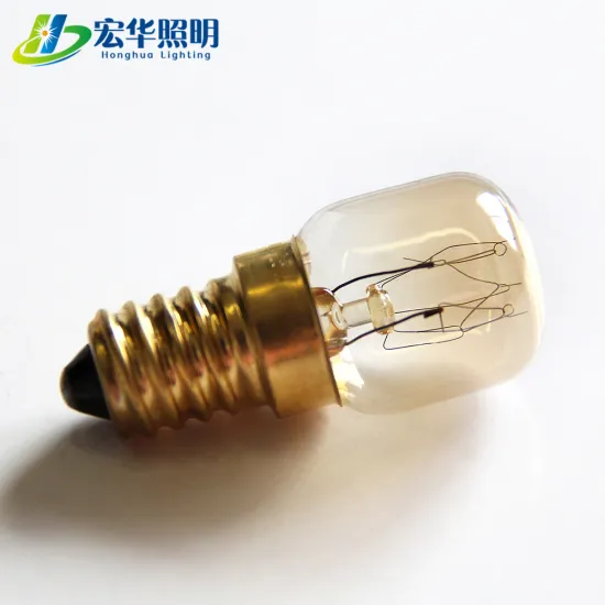 110-220V 10W E14S High Temperature Incandescent Refrigerator Light Bulb