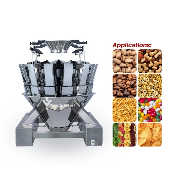 14-Head 3.0L Scale Multihead Weigher & Automatic Packaging Machine for Frozen Foods