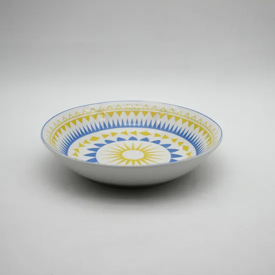 Colorful Porcelain Dessert Cereal Soup Bowl With Logo